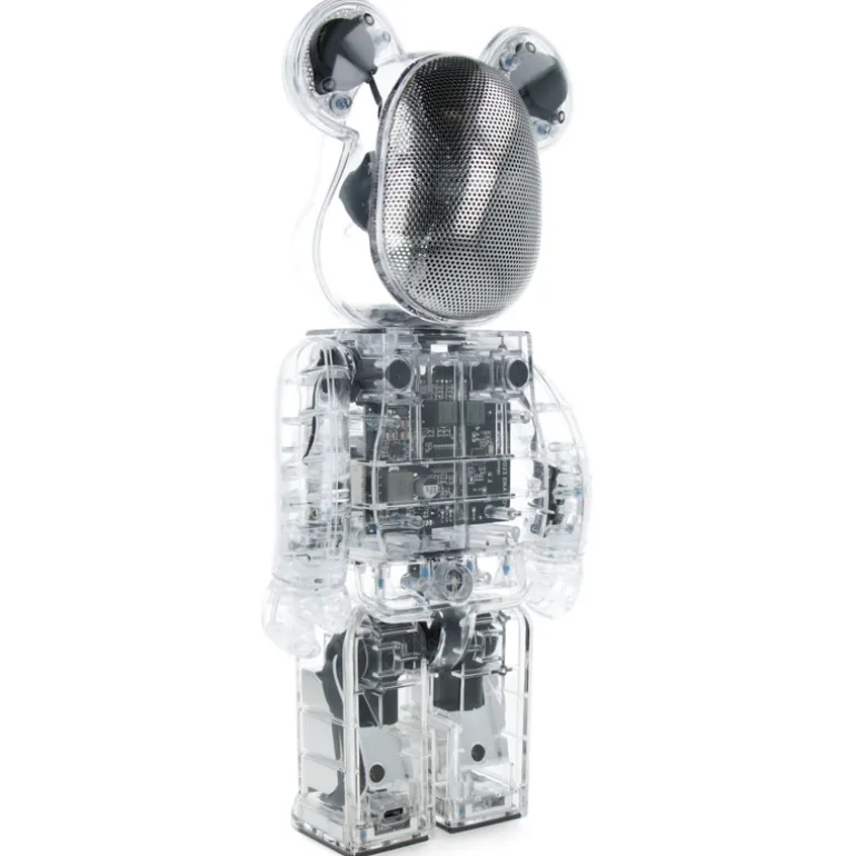 400% Bearbrick Portable Speaker Rinaro - Clear