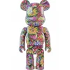 1000% Bearbrick Psychedelic Paisley