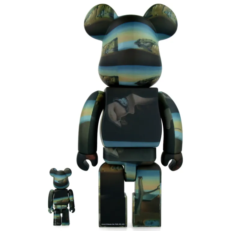400% + 100% Bearbrick Salvador Dali The Persistance of Memory