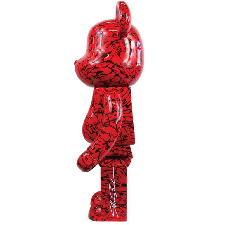 1000% Bearbrick Shun Sudo - Mr Scarlet