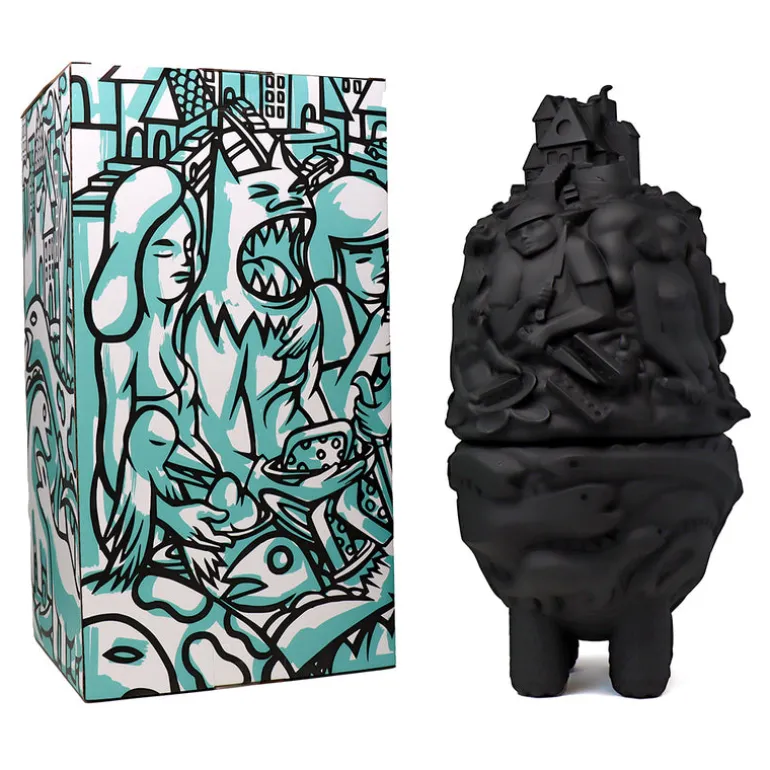 City Monster Toybox - Black matte edition