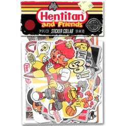 Hentan and Friends - Brown Sticker Pack