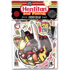 Hentan and Friends - Brown Sticker Pack