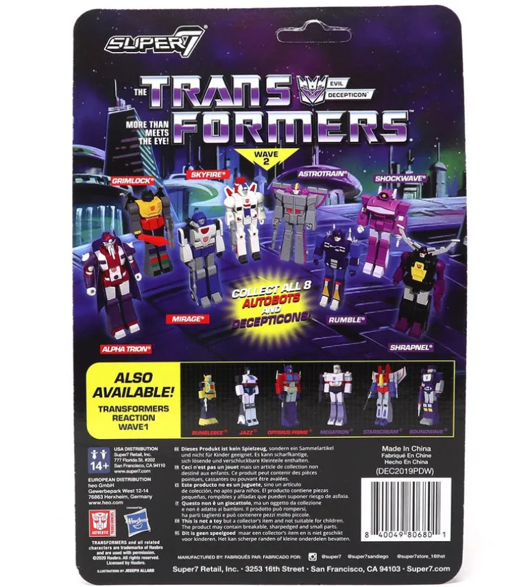 Mirage - Transformers wave 2 - ReAction figures