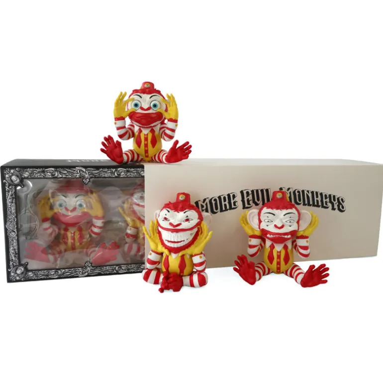More Evil Monkeys - Ronald - 3-delige set