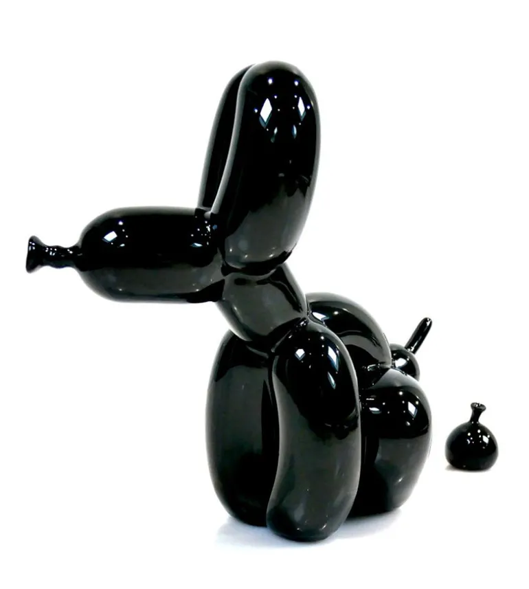 Sculpture Popek Black Porcelain Edition by WHATSHISNAME