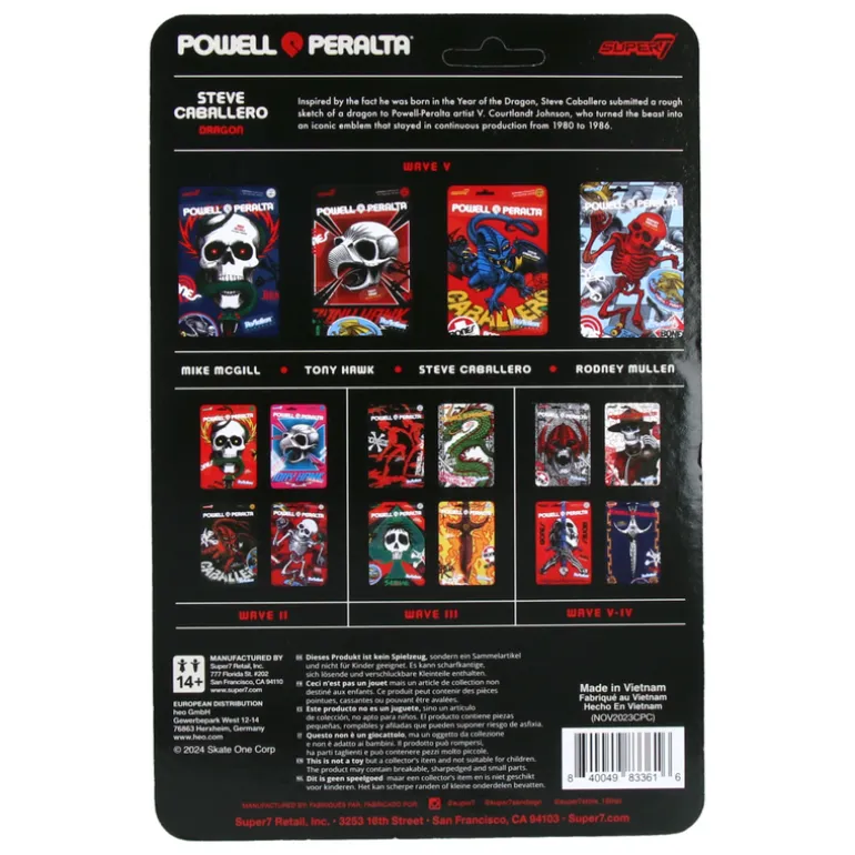 Steve Caballero Dragon (Animal Chin) - Powell Peralta Wave 5