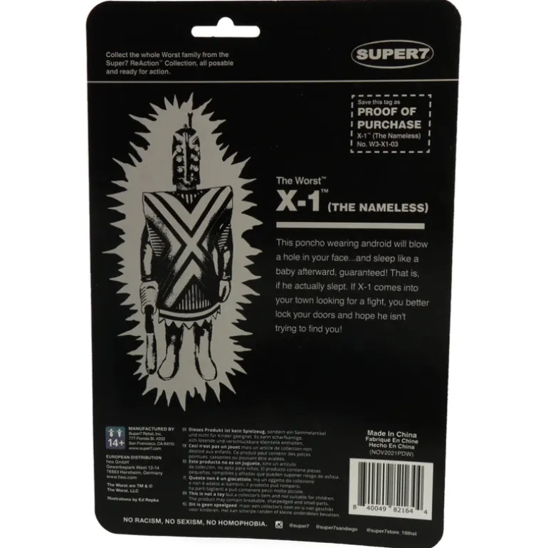 X-1 (Monster Glow) - The Worst - ReAction figures